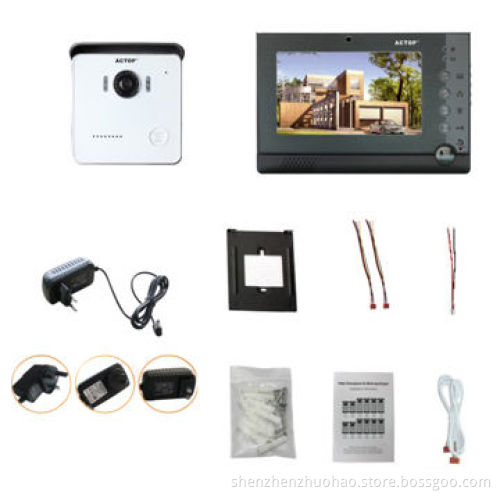 ACTOP Full Digital Motion Detector Electronic 7-inch Waterproof Color Screen Phone Viewer with CCTV